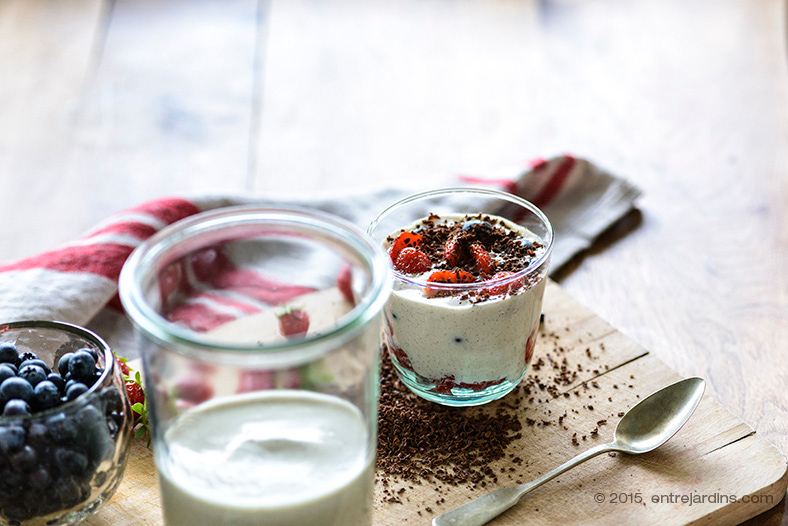 cashew Yogurt / Entrejardins.com